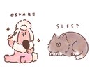 ゆるっと癒し系イラスト描きます なんでもOK！可愛いイラストならお任せください イメージ3