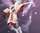 二次創作、オリジナルのキャライラストを描きます ポーズ指定背景無し（背景透過可能）の1枚絵を描きます。 イメージ2