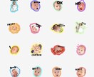 ご家族のかわいいLINEスタンプつくります 写真と文字を送るだけ！素敵にデザインします イメージ1