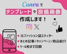 SNS投稿画像をおしゃれに作成します 元ファッション誌&SNSエディターがCanvaで丁寧に編集 イメージ1