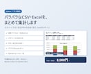 バラバラなCSV・Excelをまとめて集計します 文字コード・列名のゆれを整えExcelレポートに イメージ1