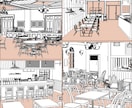 漫画(クリスタ)の背景用3Dモデルを制作します 3Dモデルで漫画・イラストの背景作画の時短・効率化に! イメージ7