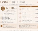 おしゃれな飲食店メニュー表を制作します シンプルから高級感まで幅広く対応します イメージ2