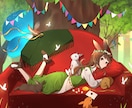 アイコンMV1枚絵をご希望のあなたにお応えします 歌みたやサムネイルも！アニメ塗りで様々な用途におすすめです！ イメージ8