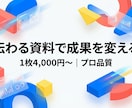プロ品質の資料を1枚4,000円で作ります 1枚4,000円〜｜成約率UP・1,000枚の制作実績 イメージ1