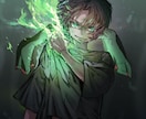 一枚絵/MV等☆かっこいいイラスト描きます 実績100件以上！グッズ/アイコン/立ち絵もお任せください✨ イメージ4