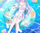 イラスト制作承けたまります SNS用・動画用・鑑賞用にイラストが欲しい方！！ イメージ2