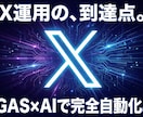 AIで「X運用の完全自動化」を実現します もう手動投稿には戻れない ！ X運用完全自動化ツール イメージ1