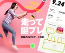 誕生日お祝いのGPSアート作ります ケーキ、年齢のコースでサプライズを イメージ1