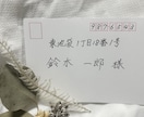 招待状・案内状の宛名を丁寧に代筆いたします 席札、招待状、年賀状など心を込めて丁寧にお書きします。 イメージ2