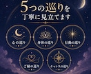 恋愛・仕事・お金の迷いを整理し次の一歩を照らします 心・身体・行動・ご縁・チャンスのツキ廻り診断 イメージ4