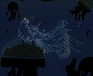 幻想的で雰囲気のある世界観を描きます 幻想的な雰囲気のイラストを制作します。 イメージ2
