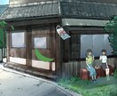 配信・表紙などに　背景ありの一枚絵を描きます 落ちついた、癒される雰囲気の一枚絵が必要な方へ イメージ4