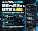 バイナリー用8通貨サインツールを提供します 8通貨一括監視｜日本語Discord通知・成績パネル イメージ3