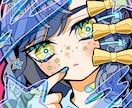 ステンドグラスのようなイラストをお届けいたします 他の人とひと味違うテイストで印象づけて差をつけろ！！ イメージ1