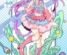 ステンドグラスのようなイラストをお届けいたします 他の人とひと味違うテイストで印象づけて差をつけろ！！ イメージ3