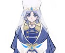 即日納品 綺麗なTRPG用の立ち絵お描きします 塗り方や絵柄合わせが得意です！ イメージ2