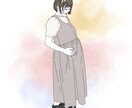 シンプルでお洒落な似顔絵描きます アイコン、プレゼントなどに☺︎ イメージ2