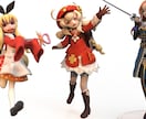 フィギュア原型、制作します アニメキャラクター風スタイルがメインです イメージ1