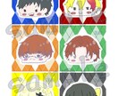 SNS用アイコン、キャラクターデザインを描きます 10～20代がメインで中性的な絵柄が得意ですオリキャラも歓迎 イメージ7
