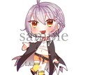 あなただけのデフォルメキャラ作成します キラキラ可愛い！目立つ！透過素材付き！ イメージ5