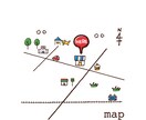 大好評!!とーっても可愛い地図つくります ♡可愛いは正義♡～お客様専用のとっておきの地図~ イメージ1