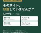 WordPressサイトを健康診断します サイトは触らず更新・表示・バックアップをまとめて確認 イメージ1
