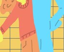 ポップでストーリーのあるイラストを作成します アイコン、ラベルデザイン、オリジナルグッズ作成など イメージ7