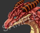 かっこいいドラゴン・モンスターのアイコンを描きます ファンタジー生物が好きなあなたに！ イメージ5