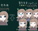 デフォルメな絵柄のアイコン描きます SNS、ブログTRPG立ち絵等に使えるイラストお描きします！ イメージ3