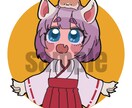 SNSなどで使える可愛いアイコンイラスト描きます お気に入りのキャラクターも可愛くデフォルメします♪ イメージ1