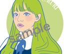 似顔絵アイコン作成いたします こんな印象の人なんだと思わせるカラー使いで作成いたします イメージ9