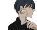 一枚絵やキャラクターデザイン、アイコンお描きします カッコいいイラストお描きします！ イメージ4
