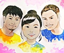 お写真を参考に❁似顔絵描きます 大好きなあの人と夢のツーショット♡ イメージ2