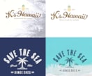 海をイメージしたロゴ・Tシャツデザインします ビーチやサーフをイメージしたブランド・ショップ様に最適です。 イメージ7