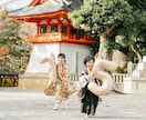 関西限定！七五三を自然な雰囲気で撮影します 笑顔を見逃さない！50枚納品！ イメージ1