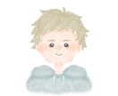 ふんわり親しみやすい印象のイラストをお届けます SNS・ブログなどのアイコンにピッタリなオリジナルイラスト イメージ9