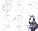 無茶ぶりOK！イラスト関係なんでもできます VTuber・立ち絵・1枚絵・グッズ・ミニキャラ等描きます！ イメージ3