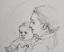 全世代対応！唯一無二の似顔絵描きます 芸大卒の絵描きが貴方の思い出の写真を「アート作品」にします。 イメージ9
