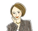 シンプルながらややリアルな似顔絵作成します 手書きのあなただけのオリジナルイラストです！ イメージ3
