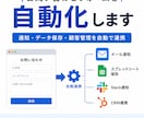 お問い合わせフォームを自動化します 通知・顧客管理・自動返信までまとめて連携 イメージ1