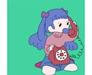 ゆる～いデフォルメイラストを描きます ほっこりしてほしいなって思ってます。 イメージ2