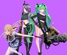 魅力的なTRPG・ゲームのオリジナル立ち絵描きます 小説・動画配信・アイコンあなただけのオリキャラ制作します イメージ5