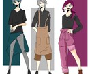 TRPG向け全身立ち絵を描きます 描いたイラストはお好きに使用していただいて大丈夫です！ イメージ1