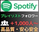 Spotifyプレイリストのフォロワー増加させます Spotifyプレイリストのフォロワー＋1,000人〜増加 イメージ7
