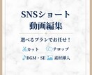 リール動画、ショート動画作成いたします シンプルからプレミアムまで、選べるプランで幅広く対応可能！ イメージ1
