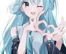 修正何度でも！キラキラで可愛いイラストお届けします アイコン、立ち絵、1枚絵などお描きします◎ イメージ6