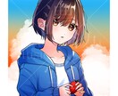 SNS用のアイコンを描きます アニメ調のほっこりする絵柄であなたのキャラクターを描きます！ イメージ1