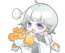 キュートでまんまるおめめのちびキャラ描きます バストアップから全身までキュートなちびキャラを描きます！ イメージ4