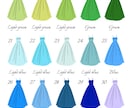 結婚式のカラードレス当てクイズを作成します 【ドレスカラー全45種】投票用紙のデザインも豊富！ イメージ3